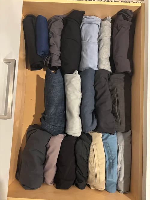 Freshly organized laundry room cleaned by Precious